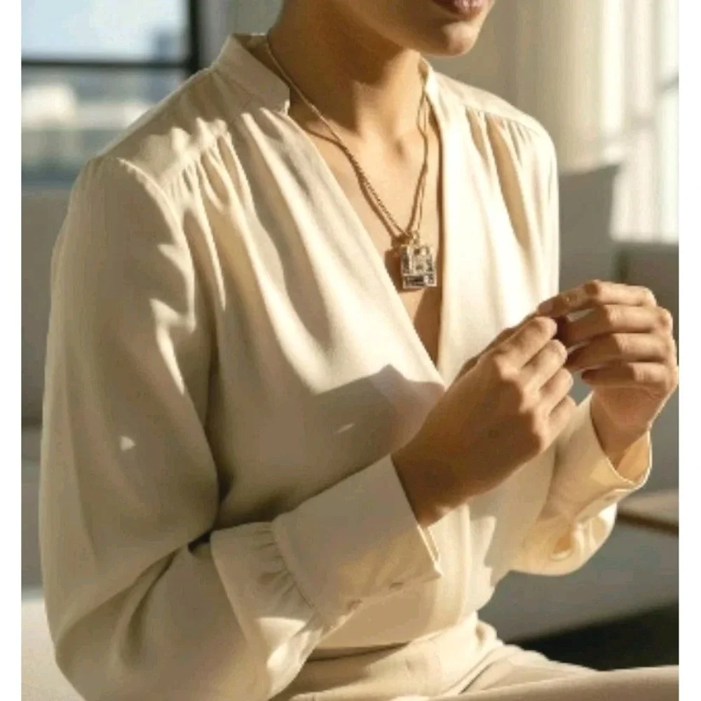 Swarovski Ilori Rose Gold Brown Pink Square‎ Crystal Pendant 18" Cord Necklace - Picture 13 of 13